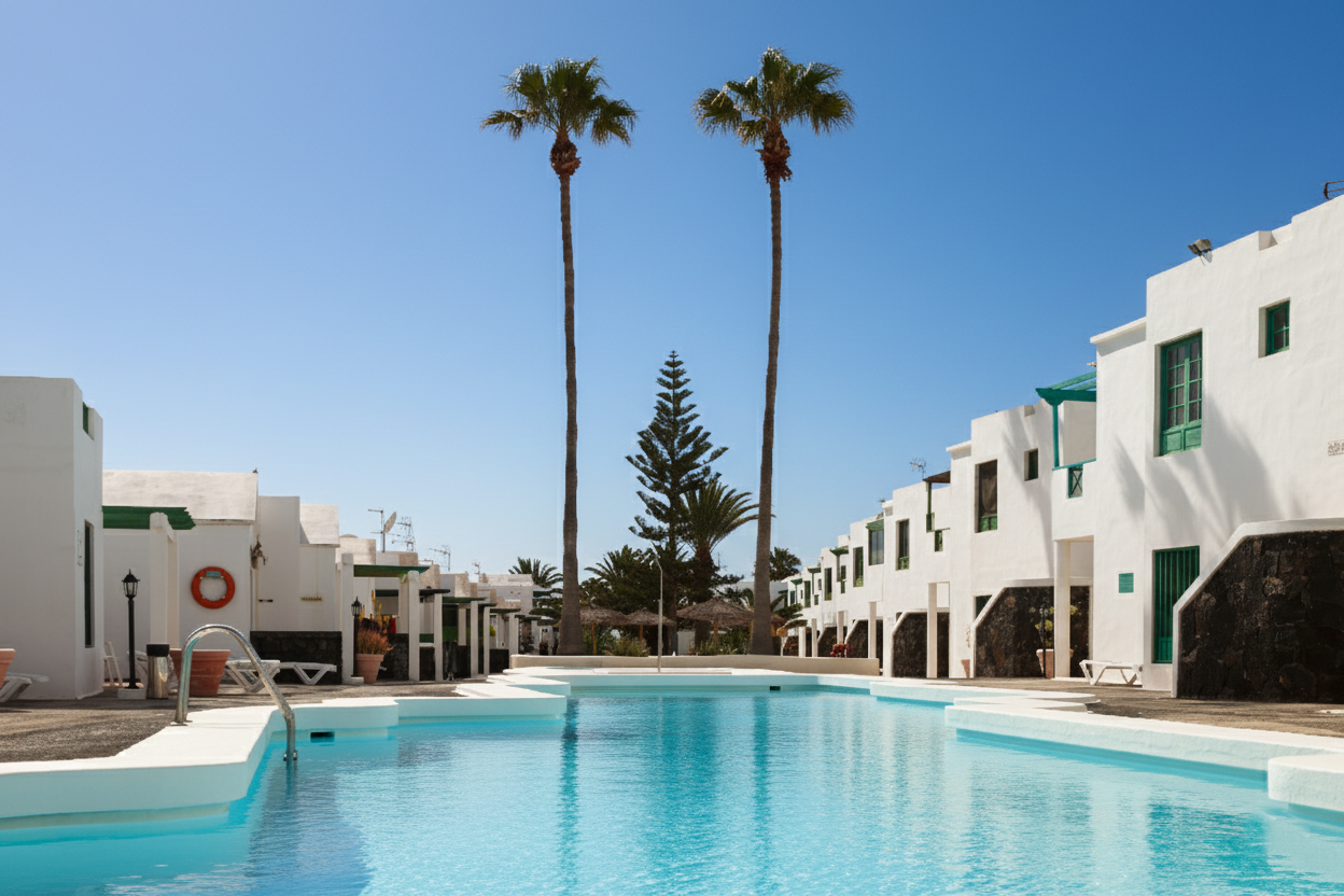 San Fermín holiday apartment near Playa La Peñita in Puerto del Carmen, Lanzarote